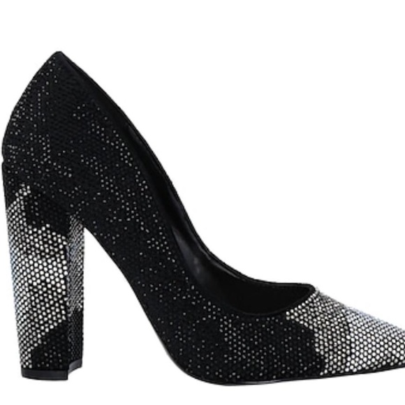 Steve Madden Trala Rhinestone Pumps( DISCOUNTED few stones missing) - Picture 4 of 5